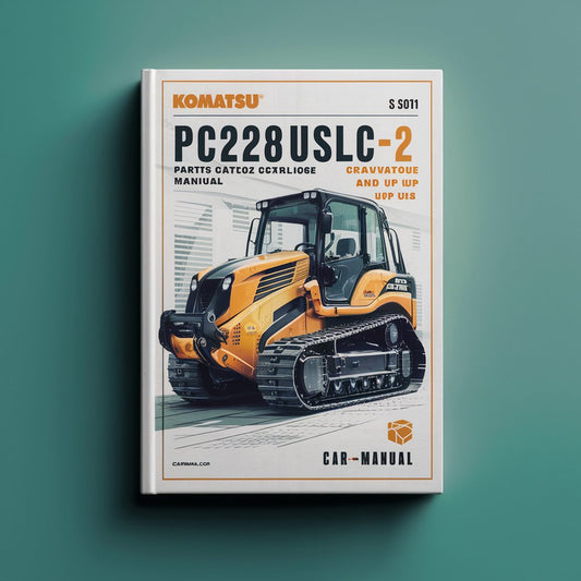 Komatsu PC228USLC-2 Crawler Excavator Parts Catalogue Manual-SN 15001 And UP For USA