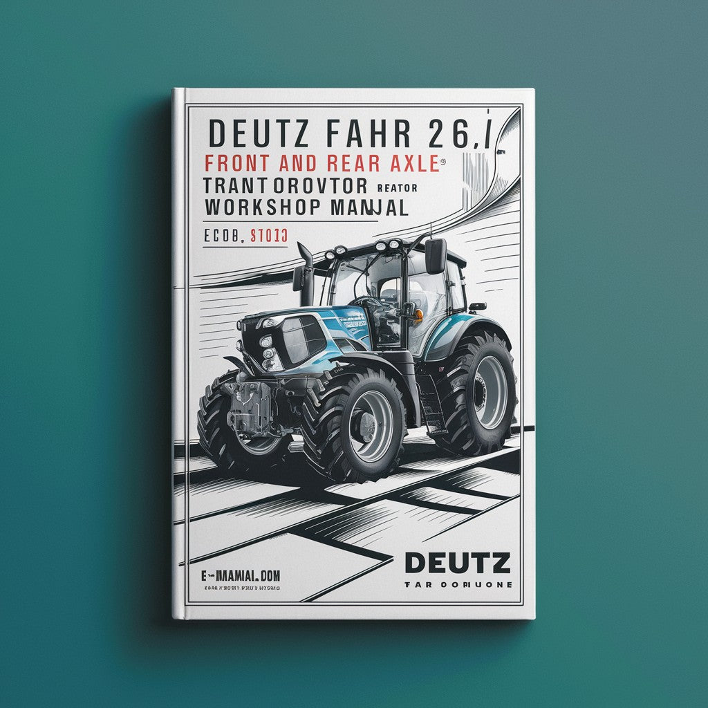 Deutz Fahr 26.6 30.7 Front And Rear Axle Agrovector Tractor Service Repair Workshop Manual