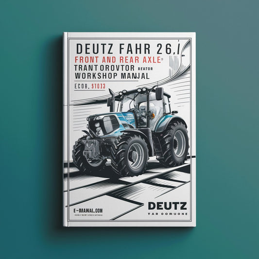 Deutz Fahr 26.6 30.7 Front And Rear Axle Agrovector Tractor Service Repair Workshop Manual