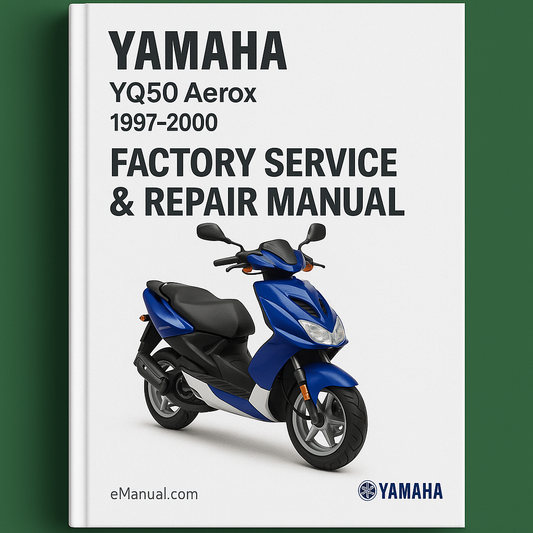 Yamaha YQ50 Aerox 1997-2000 Factory Service Repair Manual