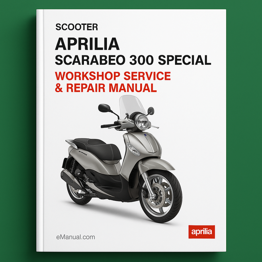 Aprilia Scarabeo 300 Special Workshop Service Repair Manual