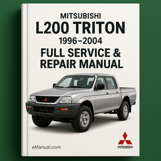 Mitsubishi L200 Triton 1996-2004 Full Service Repair Manual