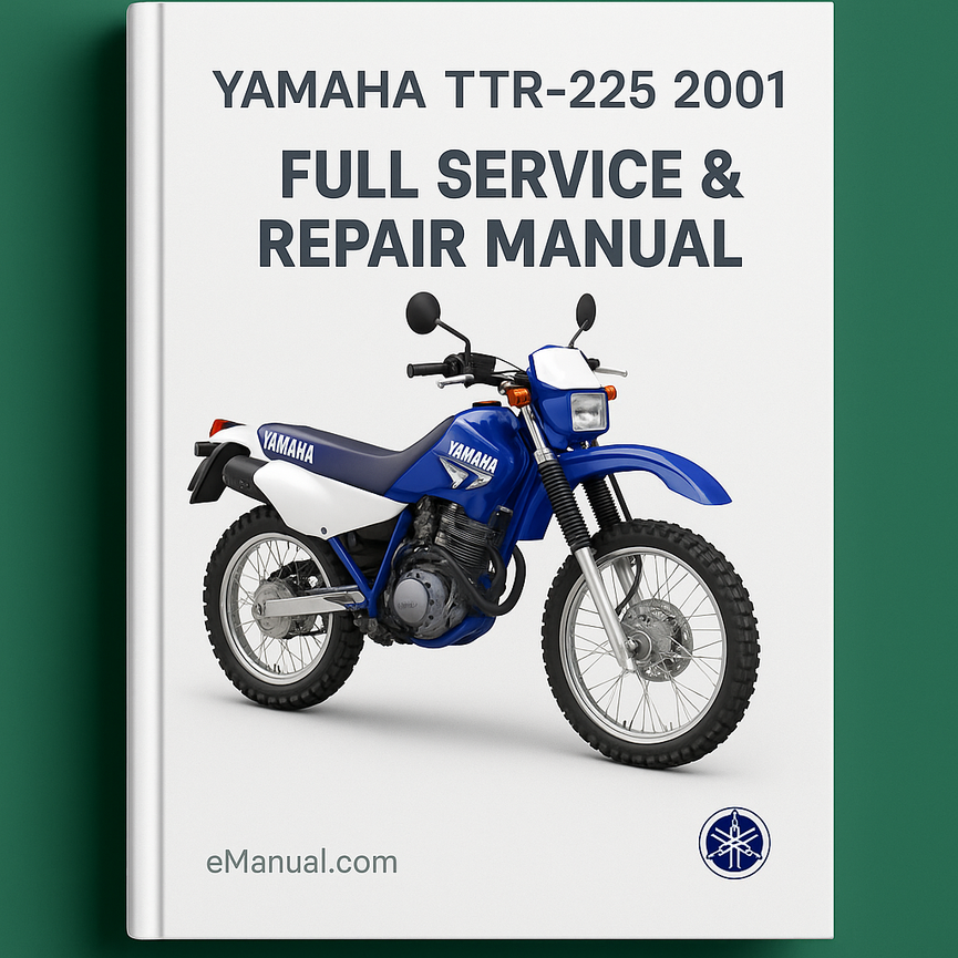 Yamaha Ttr-225 2001 Full Service Repair Manual