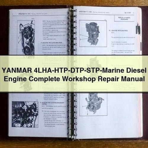 YANMAR 4LHA-HTP-DTP-STP-Marine DIESEL Engine Complete Workshop Repair Manual