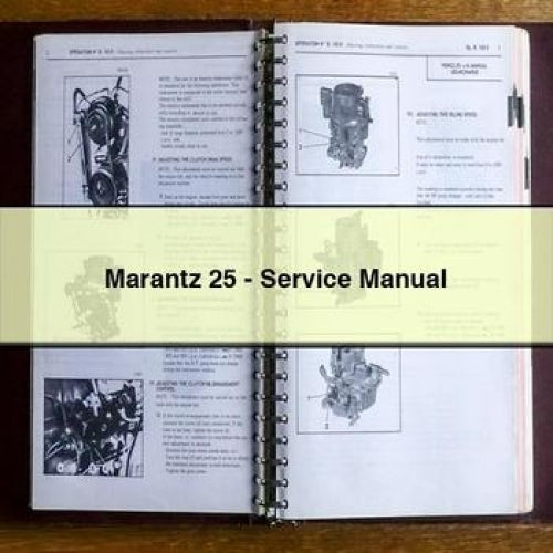 Marantz 25 Service Repair Workshop Manual PDF