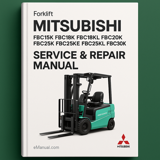 Best Mitsubishi FBC15K FBC18K FBC18KL FBC20K FBC25K FBC25KE FBC25KL FBC30K FBC30KL Forklift Service Repair Manual