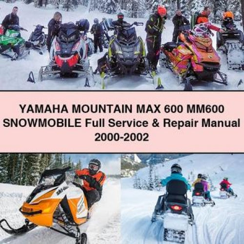 Yamaha MountAIN MAX 600 MM600 Snowmobile Full Service & Repair Manual 2000-2002