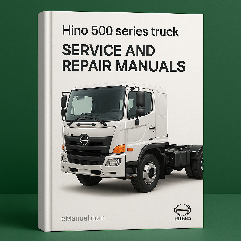 Hino 500 series truck Service and Repair Manuals