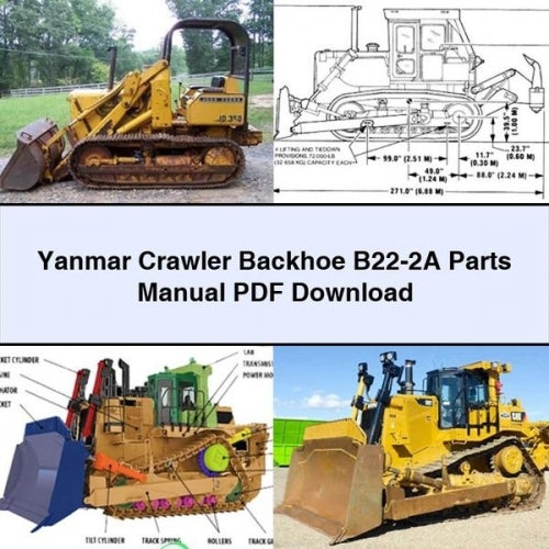 Yanmar Crawler Backhoe B22-2A Parts Manual