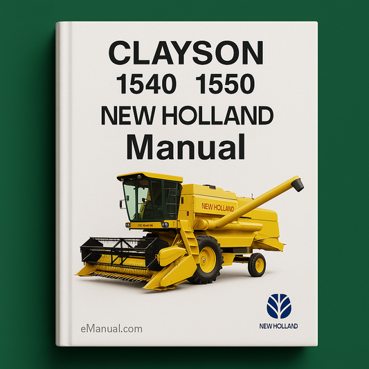Clayson 1540 1550 New Holland Manual