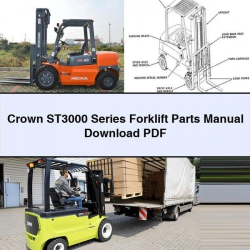 Crown ST3000 Series Forklift Parts Manual