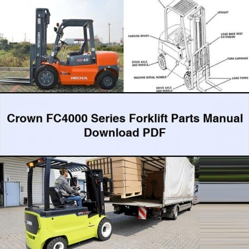 Crown FC4000 Series Forklift Parts Manual