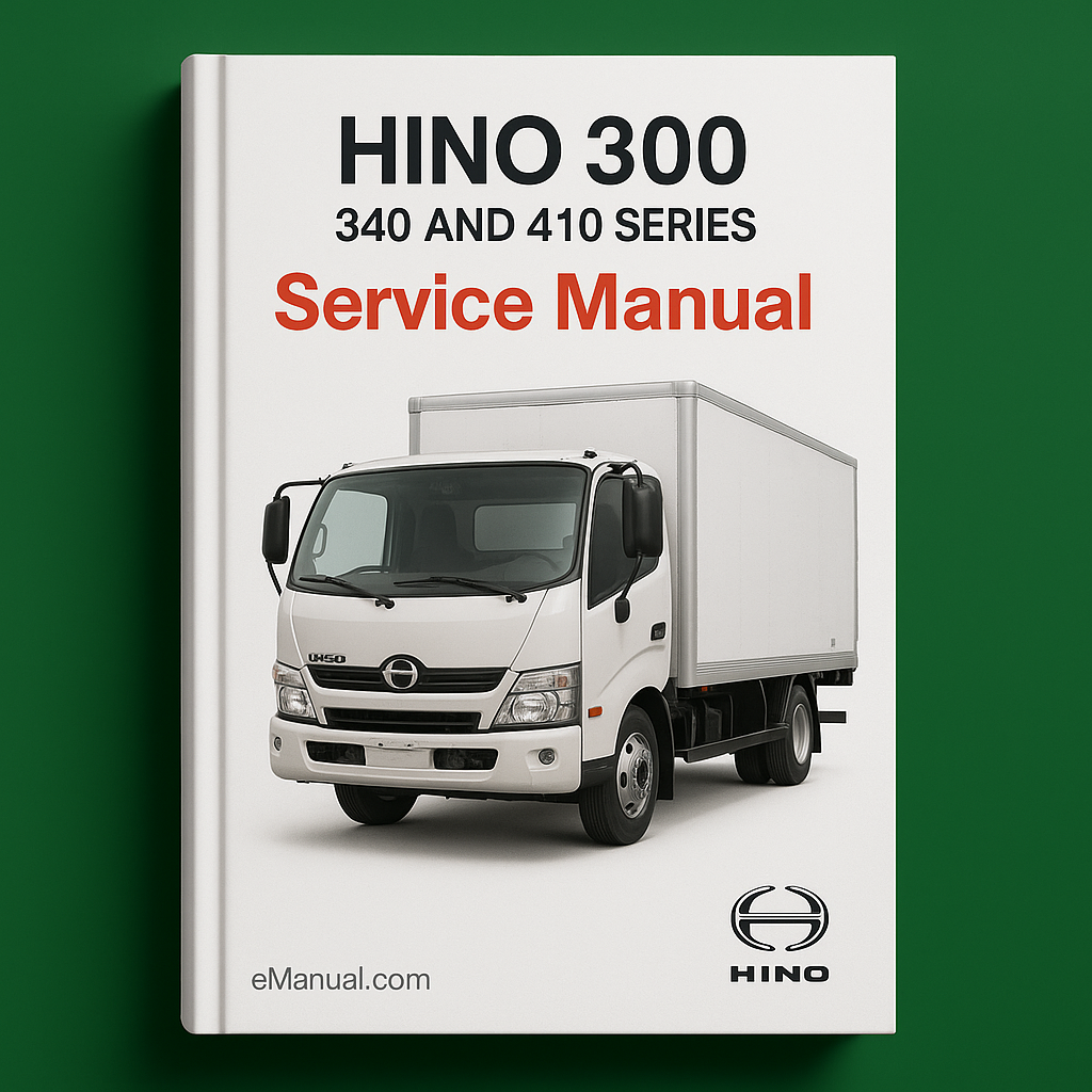 Hino 300 340 and 410 series truck Service Manual