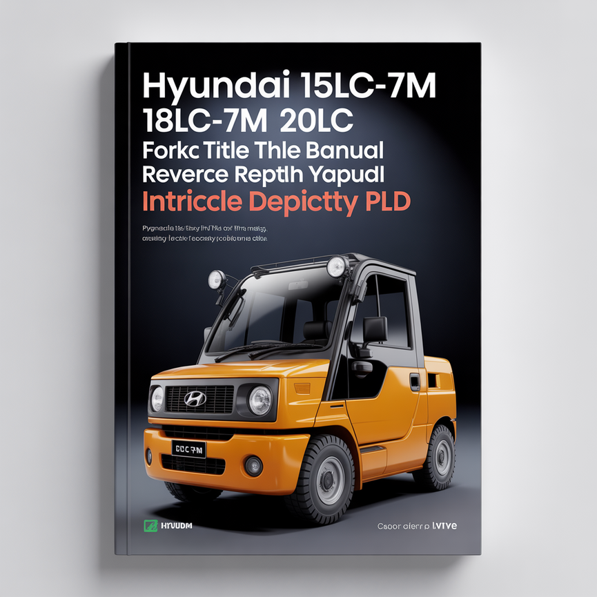 Hyundai 15LC-7M 18LC-7M 20LC-7M Forklift Factory Service Repair Manual