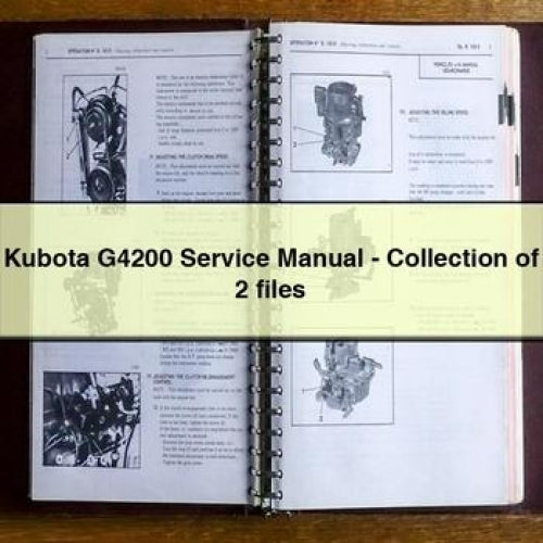Kubota G4200 Service Manual - Collection of 2 files
