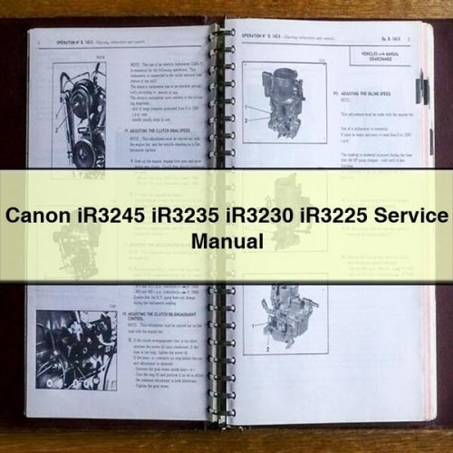 Canon IR3245 IR3235 IR3230 IR3225 Service Repair Workshop Manual PDF