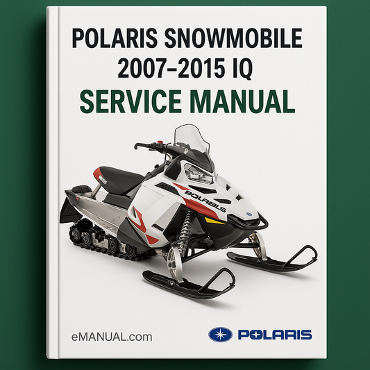 Polaris Snowmobile 2007-2015 IQ Service Manual