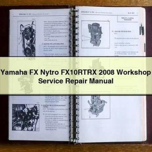 Yamaha FX Nytro FX10RTRX 2008 Workshop Service Repair Manual