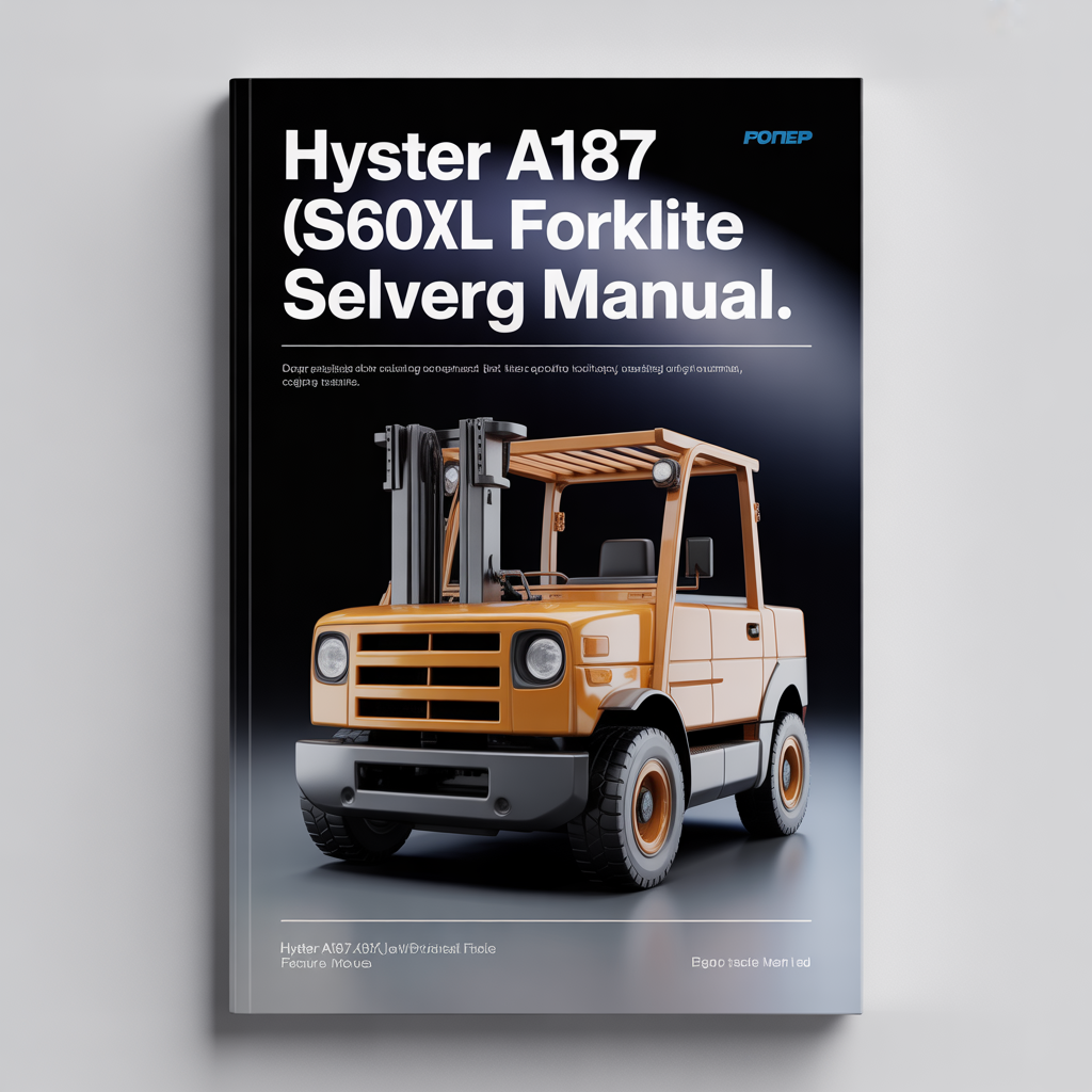 Hyster A187 (S60XL) Forklift Service Manual