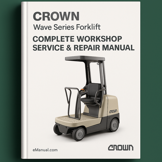 Crown Wave Series Forklift Complete Workshop Service Repair Manual