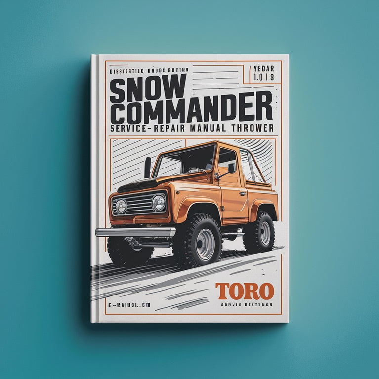 TORO SNOW CommandER Service Manual Thrower