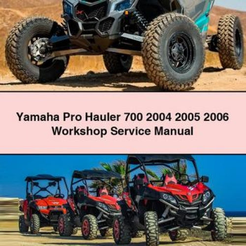 Yamaha Pro Hauler 700 2004 2005 2006 Workshop Service Manual