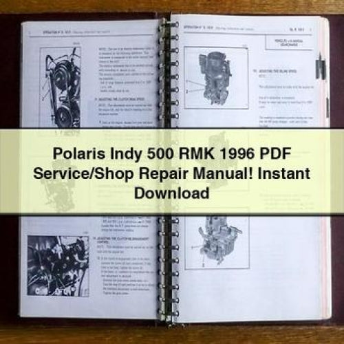 Polaris Indy 500 RMK 1996 PDF Service/Shop Repair Manual