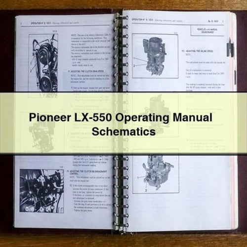 Ossa Pioneer Models LX-550 Operating Service Repair Workshop Manual PDF