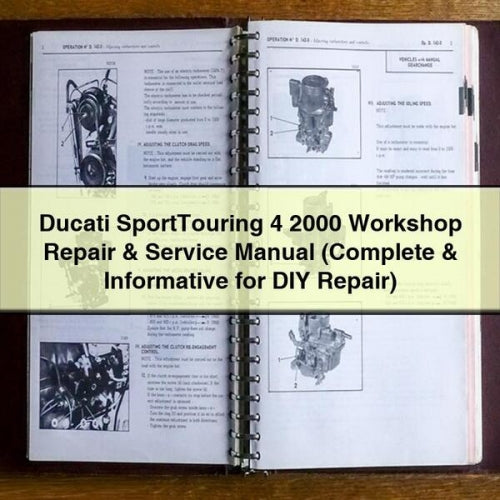 Ducati SportTouring 4 2000 Workshop Repair & Service Manual (Complete & Informative for DIY Repair)