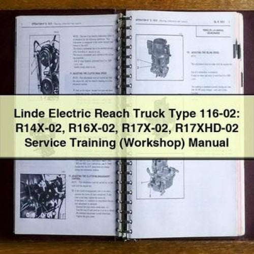 Linde Electric Reach Truck Type 116-02: R14X-02 R16X-02 R17X-02 R17xhd-02 Training Service Repair Workshop Manual PDF