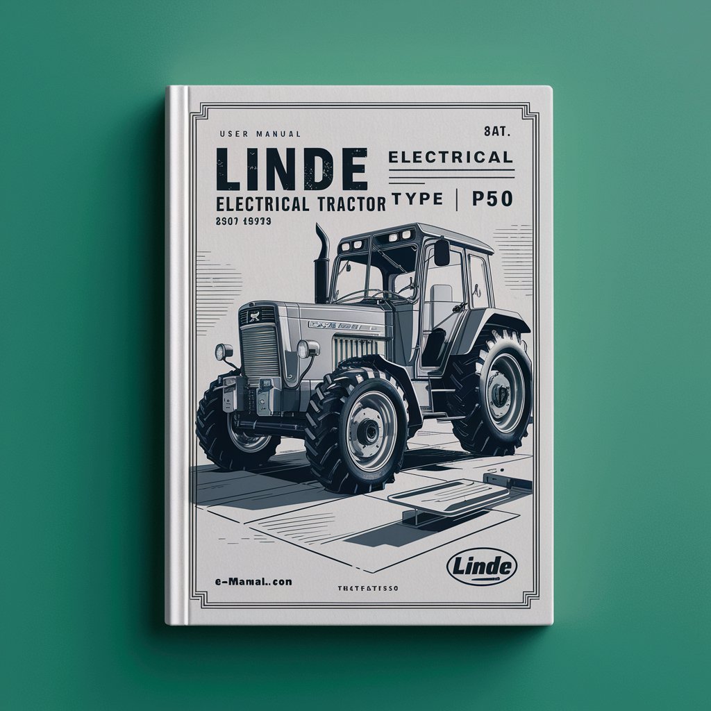 Linde Electrical Tractor Type 141: P50 Operating Instructions (User Manual)