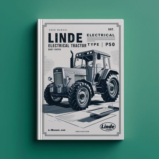 Linde Electrical Tractor Type 141: P50 Operating Instructions (User Manual)