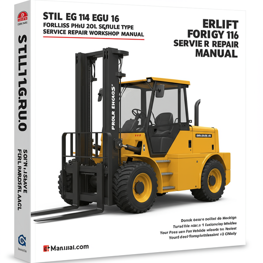 Still EGU 14 EGU 16 EGU 20 Forklift Service Repair Workshop Manual