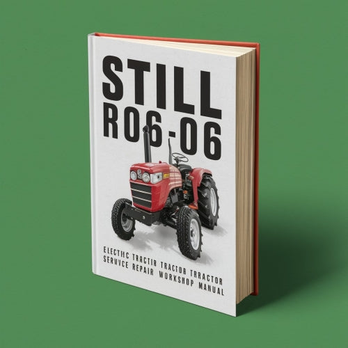 Still R06-06 Electric Tractor Service Repair Workshop Manual