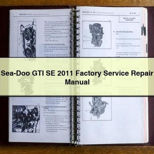 Sea-Doo GTI SE 2011 Factory Service Repair Manual