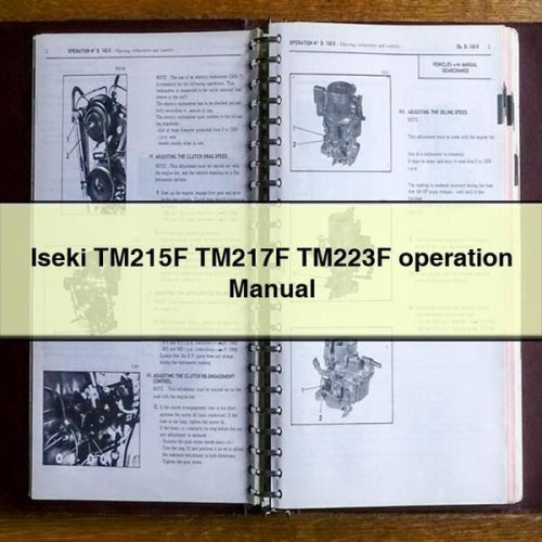 Iseki TM215F TM217F TM223F operation Manual