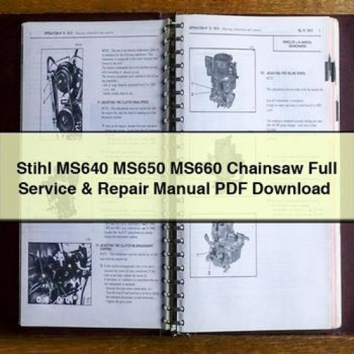 Stihl MS640 MS650 MS660 Chainsaw Full Service & Repair Manual