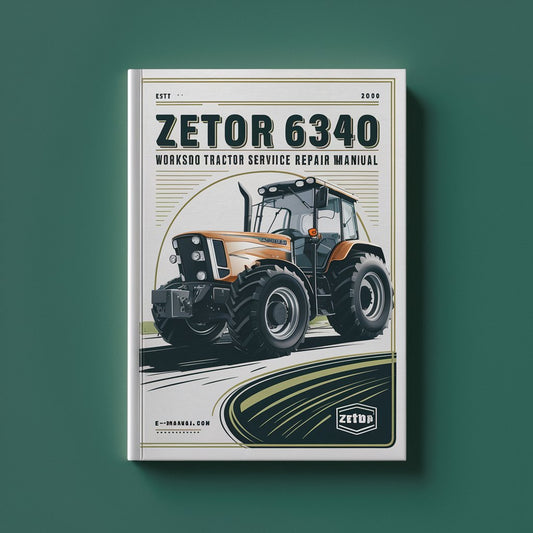 Zetor 6340 Turbo Tractor Workshop Service Manual