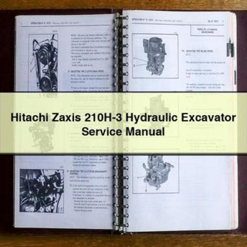 Hitachi Zaxis 210H-3 Hydraulic Excavator Service Manual