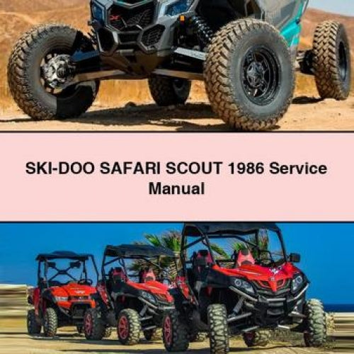SKI-DOO SAFARI SCOUT 1986 Service Manual