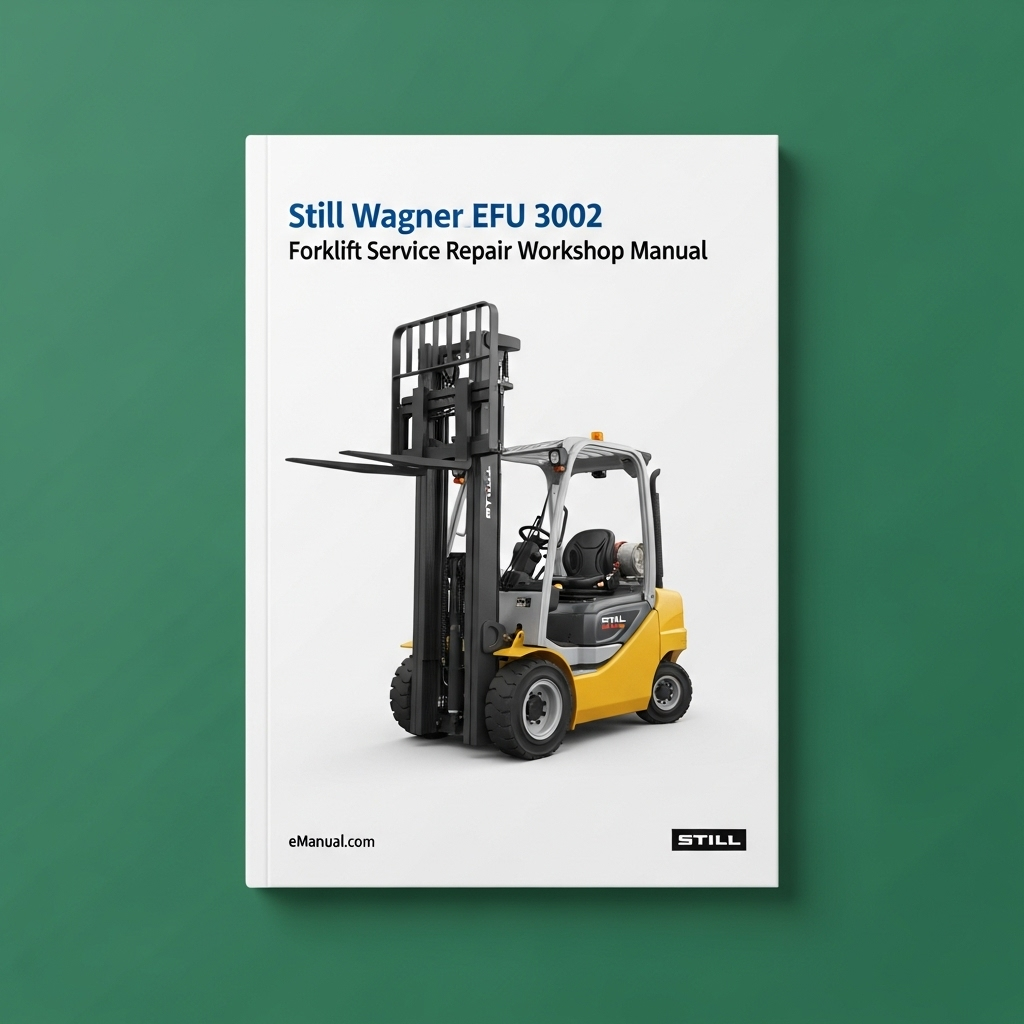 Still Wagner EFU 3002 Forklift Service Repair Workshop Manual