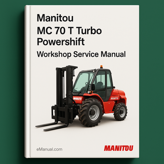 Manitou MC 70 T Turbo Powershift Workshop Service Manual