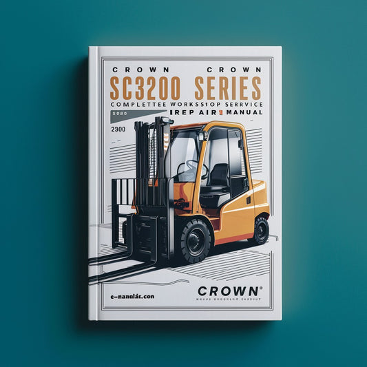 Crown SC3200 Series Forklift Complete Workshop Service Repair Manual