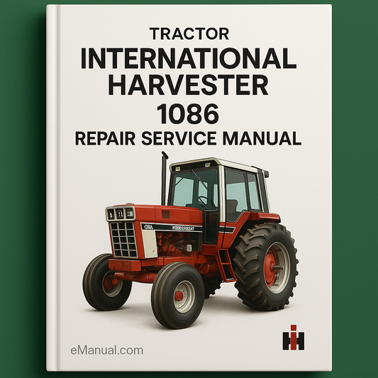 IH International Harvester 1086 Repair Service Manual