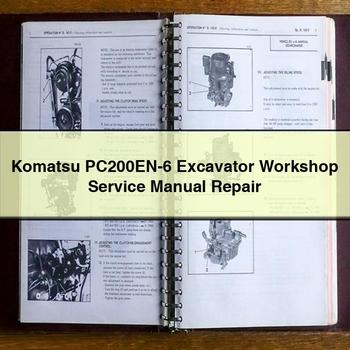 Komatsu PC200EN-6 Excavator Workshop Service Manual Repair