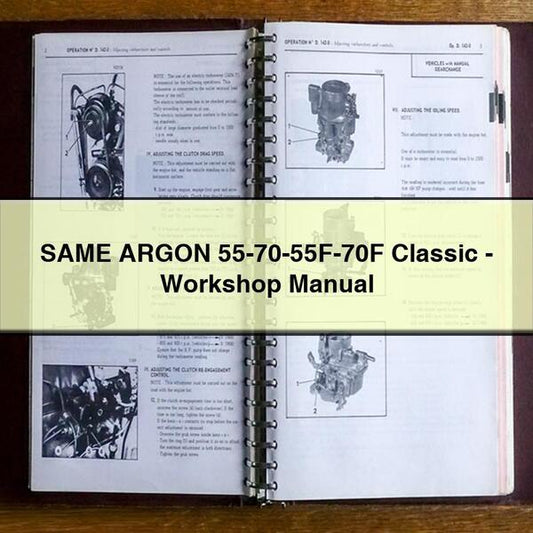 SAME ARGON 55-70-55F-70F Classic - Workshop Manual