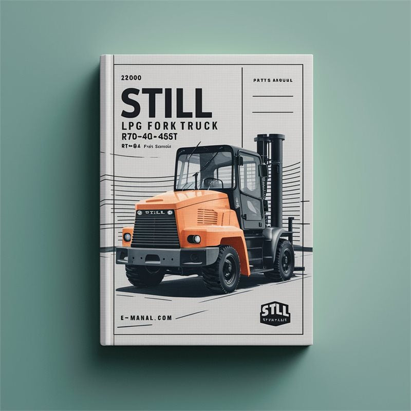 Still LPG Fork Truck R70-40T R70-45T R70-50t: R7084 R7085 R7086 Parts Catalog