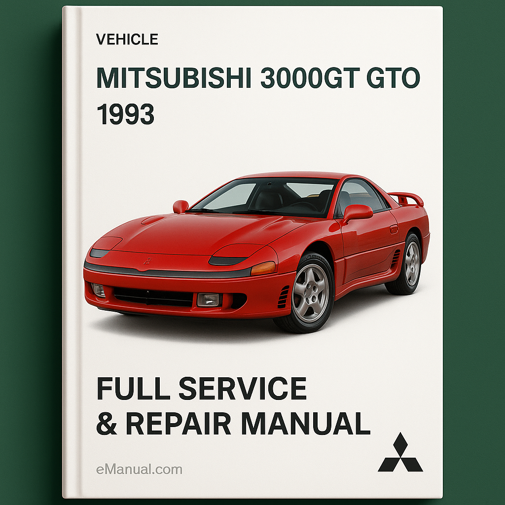 Mitsubishi 3000GT GTO 1993 Full Service Repair Manual