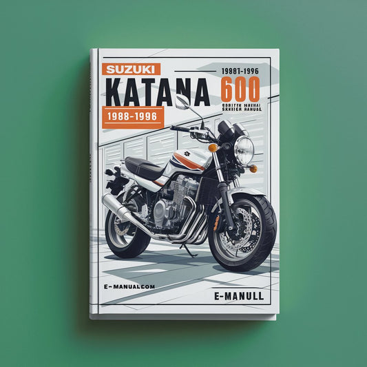 Suzuki Katana 600 1988-1996 Workshop Service Manual