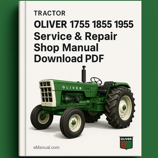 Oliver 1755 1855 1955 Tractor Service Repair Shop Manual